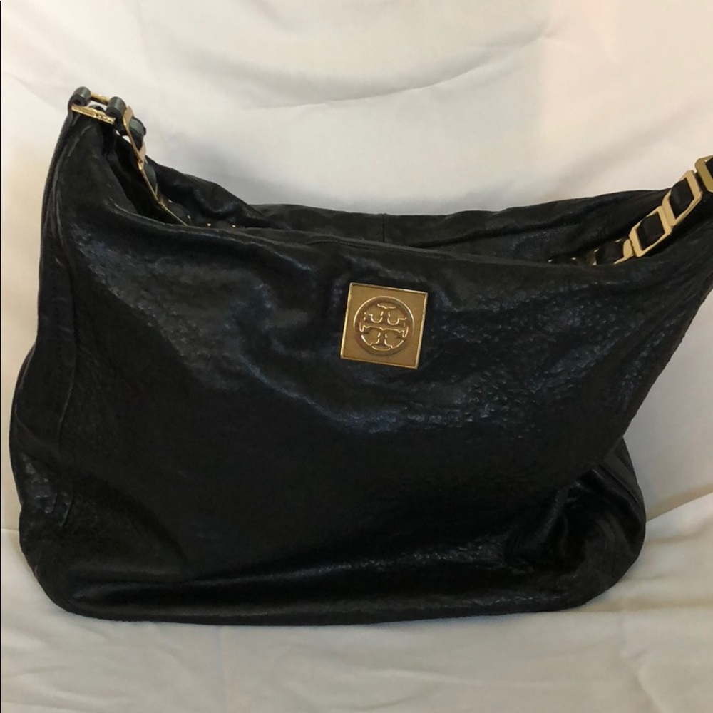 Tory Burch Louisa Hobo Bag (Black)